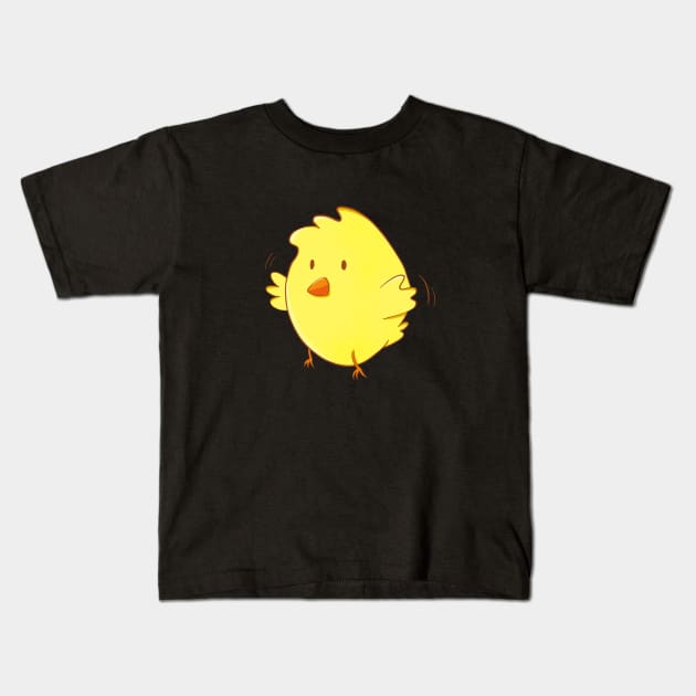 Kawaii Chick Cute Chicken Bird Pet Fun Kids T-Shirt by Foxxy Merch